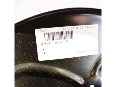 2015 Audi S8 Brake Dust Shield - 4H0-615-311-F