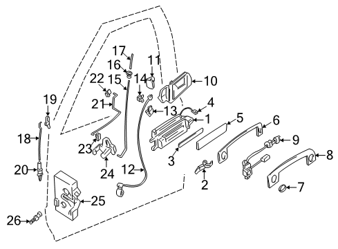 Audi 8A0-862-153 Lock Actuator