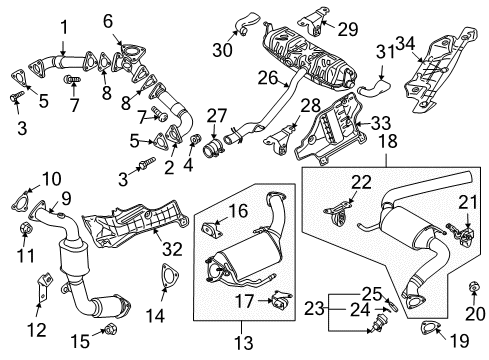 Audi 4L0-253-681-M Tail Pipe Extension