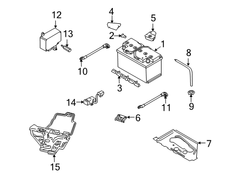 Audi 4E0-971-225-G Positive Cable