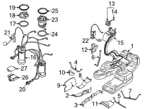 Audi 03H-127-025-C Fuel Pump