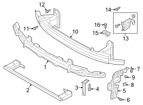 Audi 4N0-853-455-C-9B9 Trim Cap