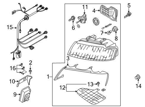 Audi 8E0-955-102-E Cylinder