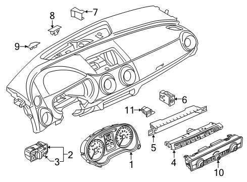 Audi 8V0-920-960-J Instrument Cluster