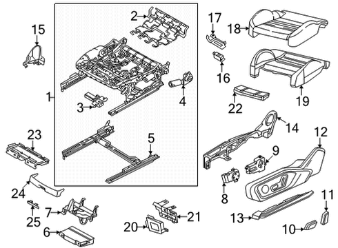 Audi 8Y0-963-557-C Seat Back Heater