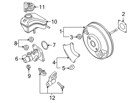 Audi 5N1-614-019 Master Cylinder