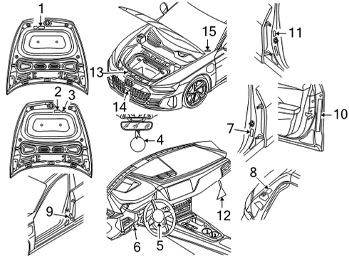 Audi 4J3-010-007 Warning Label
