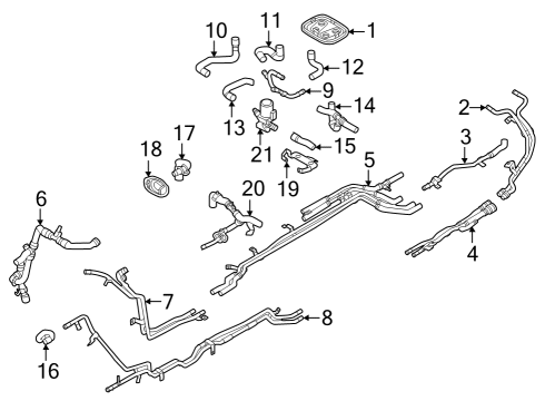 Audi 3D0-422-095 Mount Bracket Grommet