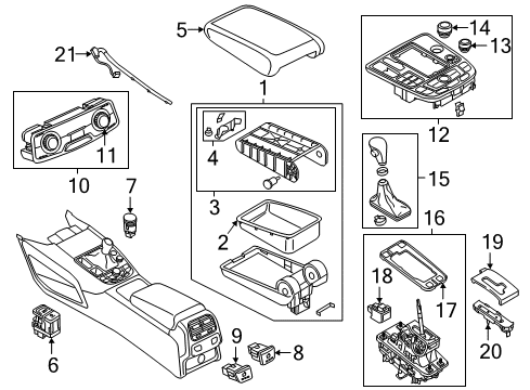 Audi 4G0-713-265-AC Shift Control Cable