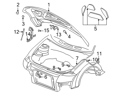 Audi 3A0-823-509 Lock