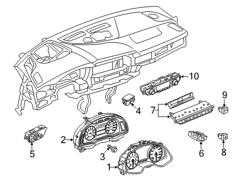Audi 8W5-920-840 Instrument Cluster
