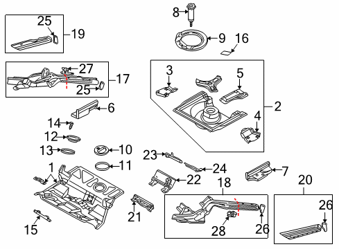 Audi 4B9-860-236 Tie Plate
