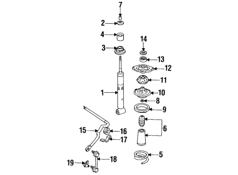 Audi 4A0-511-419 Link Bracket