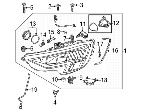 Audi N-105-518-02 Hose Holder
