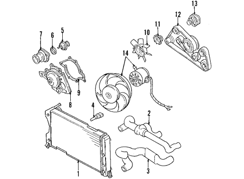 Audi N-905-293-02 Fan Clutch Bolt