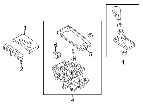 Audi 4G0-713-265-AB Shift Control Cable