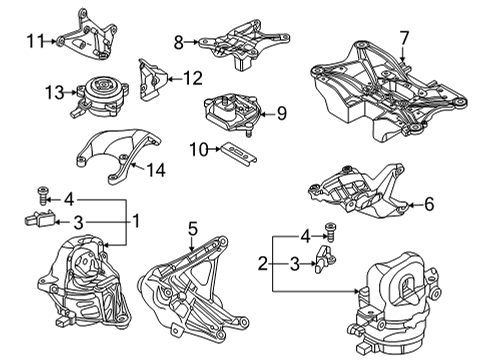 Audi N-912-526-01 Support Bracket Screw