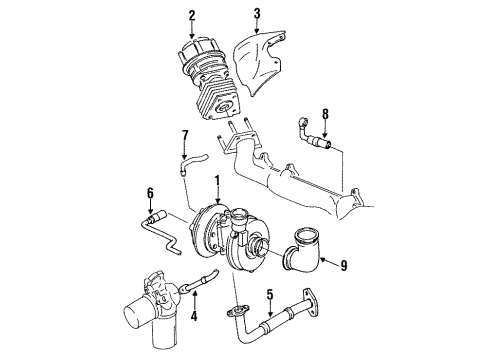 Audi 035-121-498-C Water Pipe