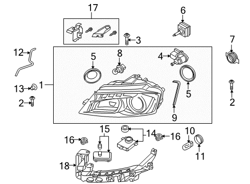 Audi 8P0-955-102-B Cylinder