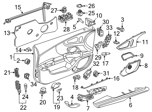 Audi 4G8-919-178 Light Bar