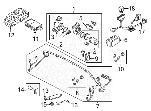 Audi 8V7-871-604 Cylinder Bracket