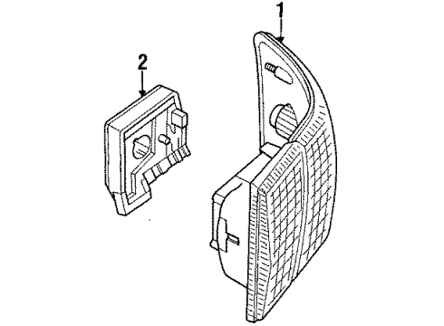 Audi 893-945-218-A Lens & Housing