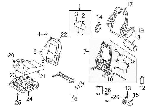Audi 8N0-882-235 Child Seat Bracket