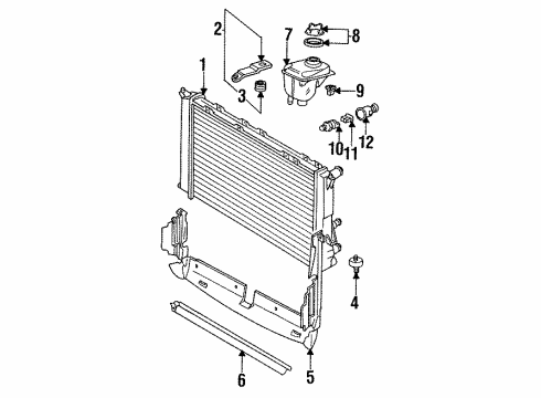 Audi 8A0-121-251-C Radiator Assembly