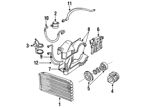 Audi 026-260-885-B Compressor Mount Bracket