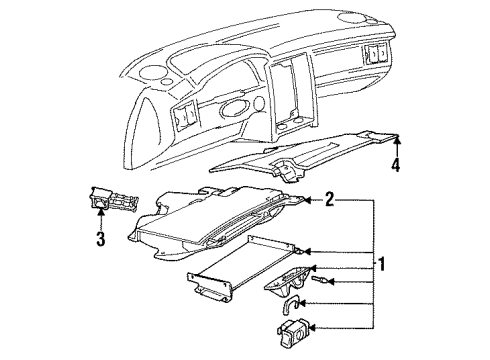 Audi 893-863-075-M-7FR Shelf