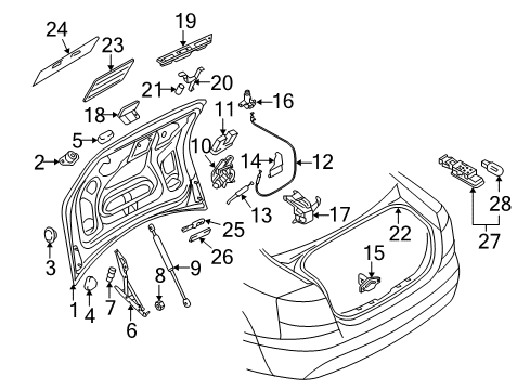Audi 4F5-827-505-A Lock