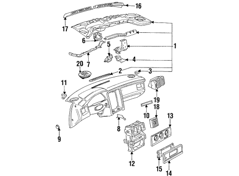 Audi 893-857-069-D Insert