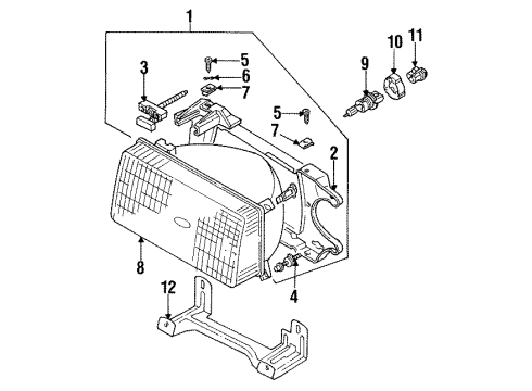 Audi N-015-484-4 Mount Frame Washer