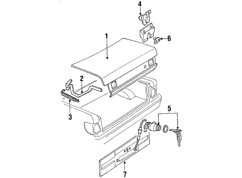 Audi 8A0-853-737-C-2ZZ Nameplate