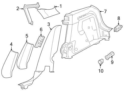Audi WHT-003-794 Bolster Nut