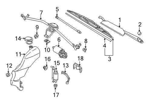 Audi 8A0-857-551-D05 Sunvisor