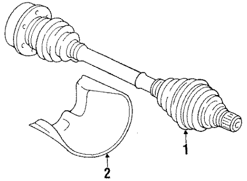 Audi 441-498-201 Inner Boot
