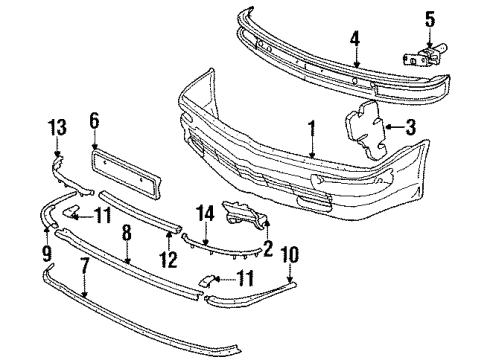 Audi 441-807-272-D Energy Absorber