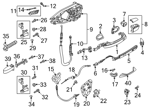 Audi 4K8-971-030-BJ Wire Harness