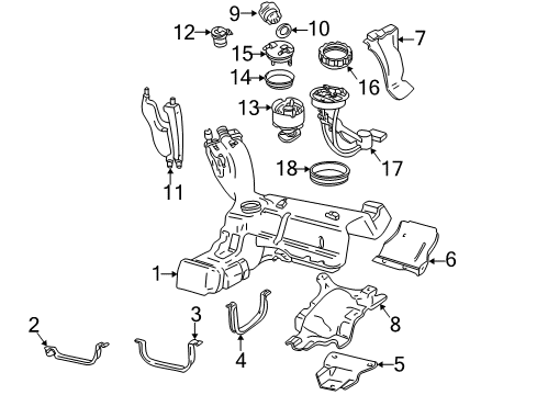 Audi 4B1-723-555-C Throttle Cable