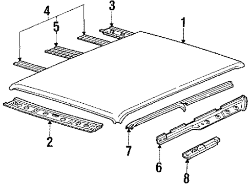 Audi 855-817-967 Side Rail