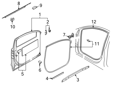 Audi 4L0-837-462-F Window Regulator