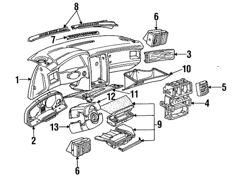 Audi 893-953-516-A-V7A Lower Column Cover