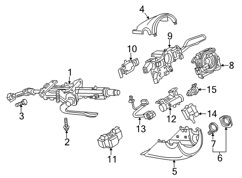 Audi 8V0-953-502-AH Multifunction Switch