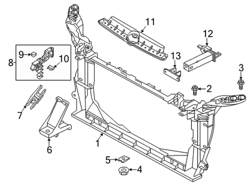 Audi N-911-049-02 Side Brace Bolt