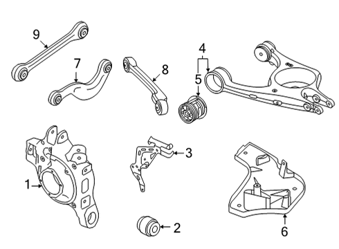 Audi WHT-007-648 Tie Rod Assembly Washer