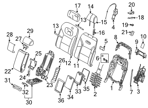 Audi 4E0-886-897 Lumbar Support Mat
