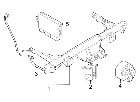 Audi N-912-568-01 Hitch Plate Mount Bolt