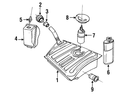 Audi 893-201-115-B Insert