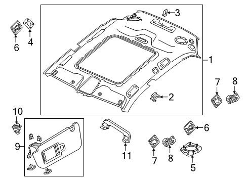 Audi N-106-599-01 Speaker Grille Clamp